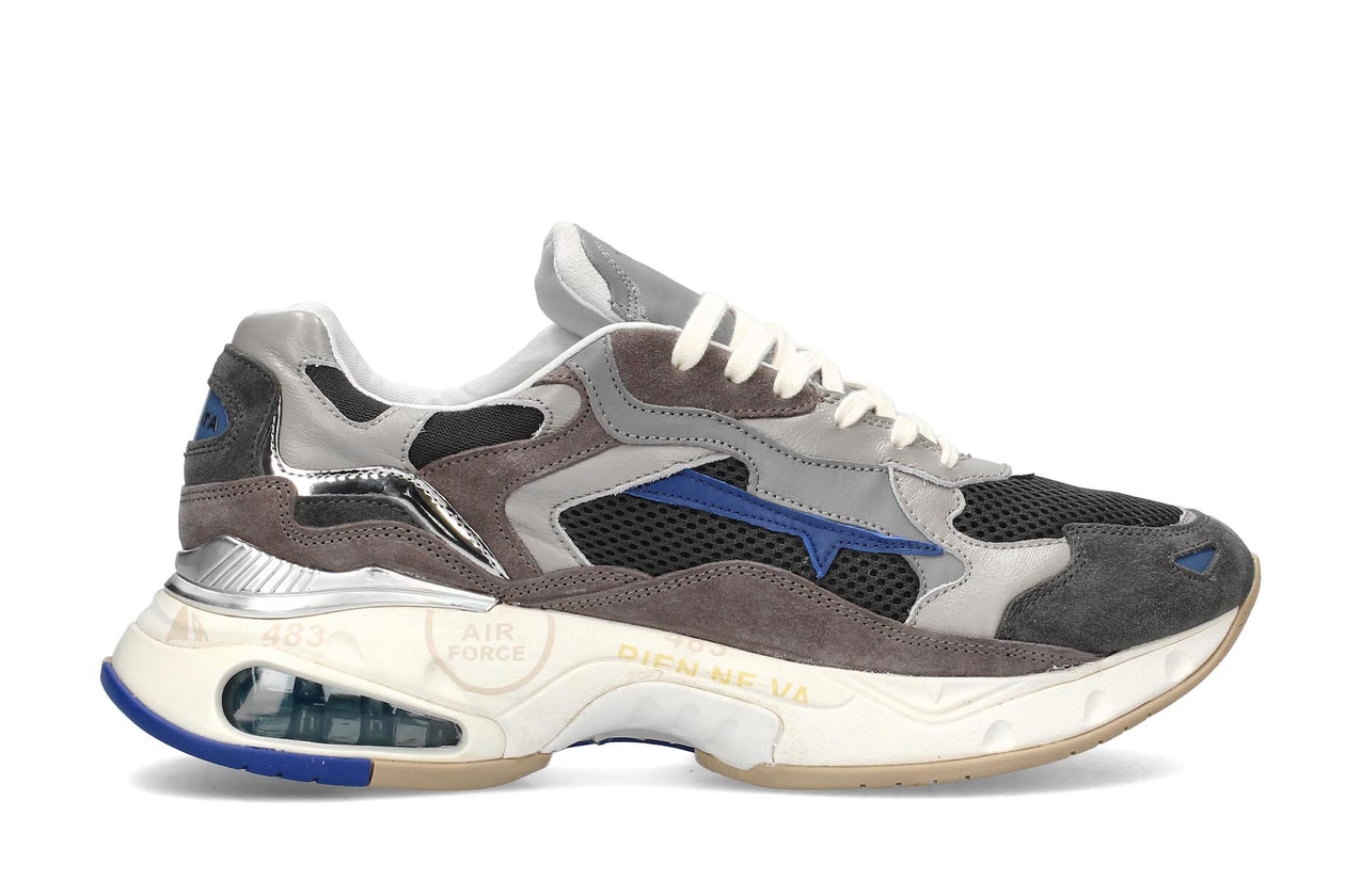 premiata ss20 sizey collection footwear sneakers drake sharky bold colour campaign italian luxury