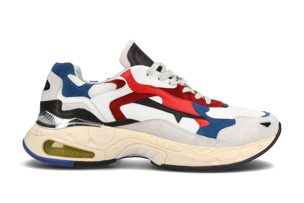 premiata ss20 sizey collection footwear sneakers drake sharky bold colour campaign italian luxury