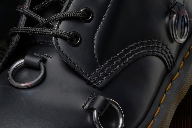Raf simons dr martens spring summer 2020 release information 1460 remastered boots metal hooks buy cop purchase