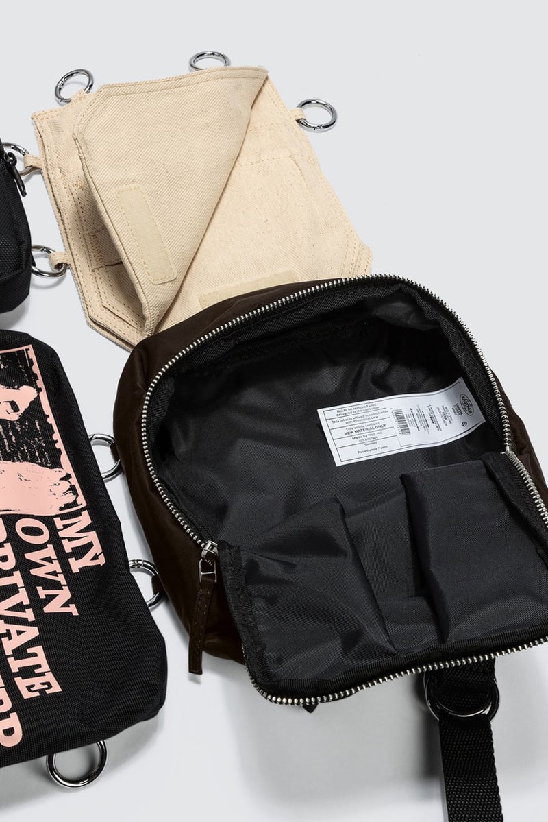 raf simons eastpak pocketbag loop collaboration removable pockets release 