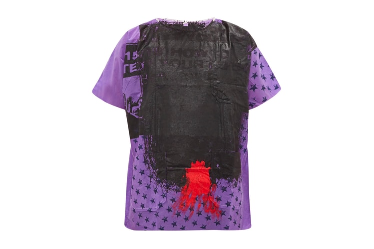 Raf Simons Crafts Unique Hand-Painted Hospital Gown T-Shirt
