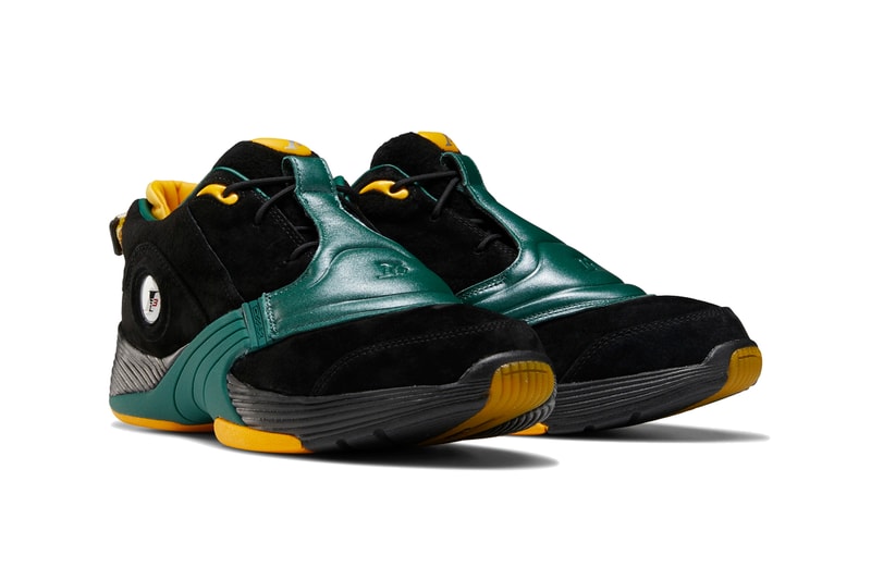 reebok allen iverson answer v 5 bethel high school black dark green fierce gold FX7199 question mid carbon faux indigo white grey navy hoyas FX0987 release date info photos price