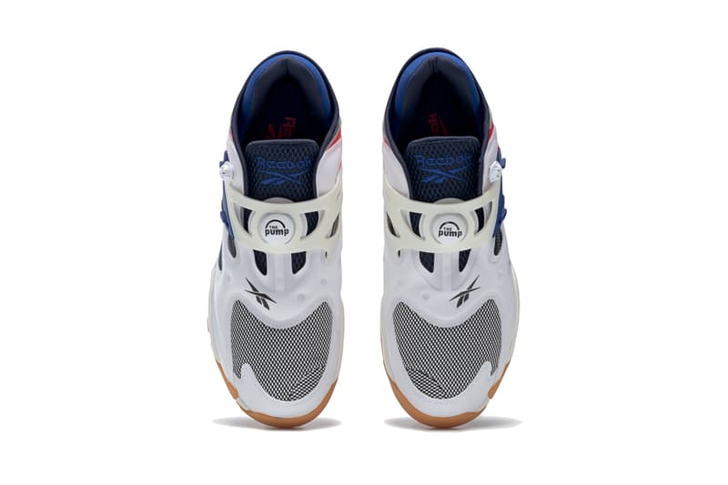 Reebok Pump Court White collegiate Navy Red FV5565 Release Info sneakers classics shoes blue chalk