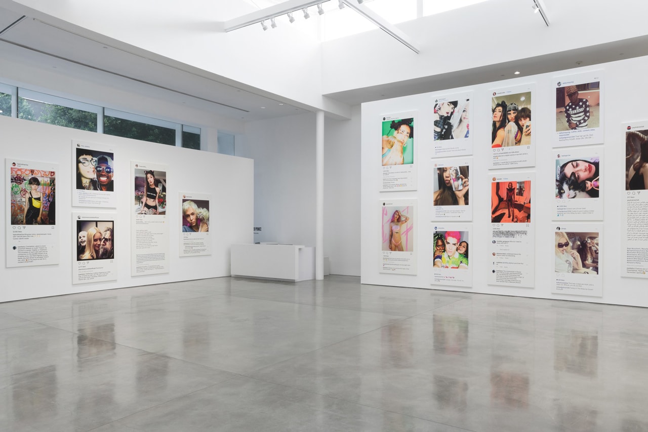 Richard Prince 'New Portraits' Gagosian Los Angeles Exhibition Instagram Portraits Photographic Canvas 