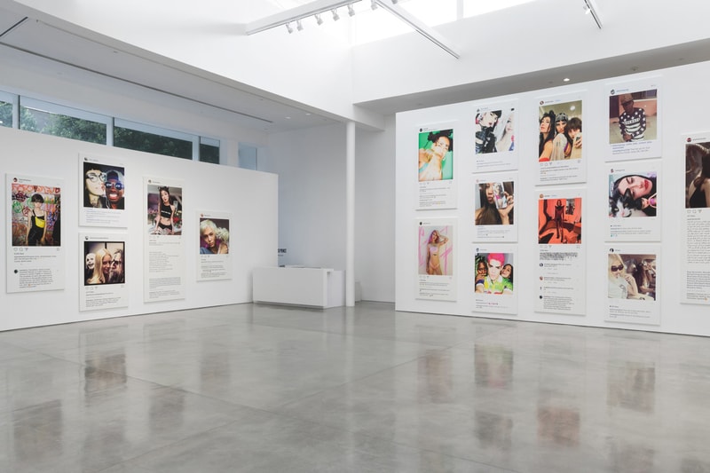 Richard Prince 'New Portraits' Gagosian Los Angeles Exhibition Instagram Portraits Photographic Canvas 
