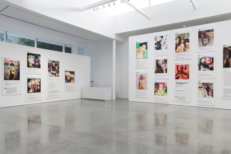 Richard Prince 'New Portraits' Gagosian Los Angeles Exhibition Instagram Portraits Photographic Canvas