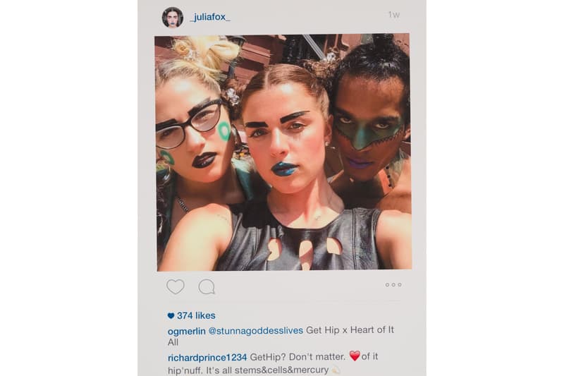 Richard Prince 'New Portraits' Gagosian Los Angeles Exhibition Instagram Portraits Photographic Canvas