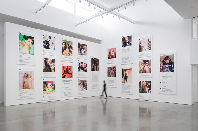 Richard Prince 'New Portraits' Gagosian Los Angeles Exhibition Instagram Portraits Photographic Canvas 