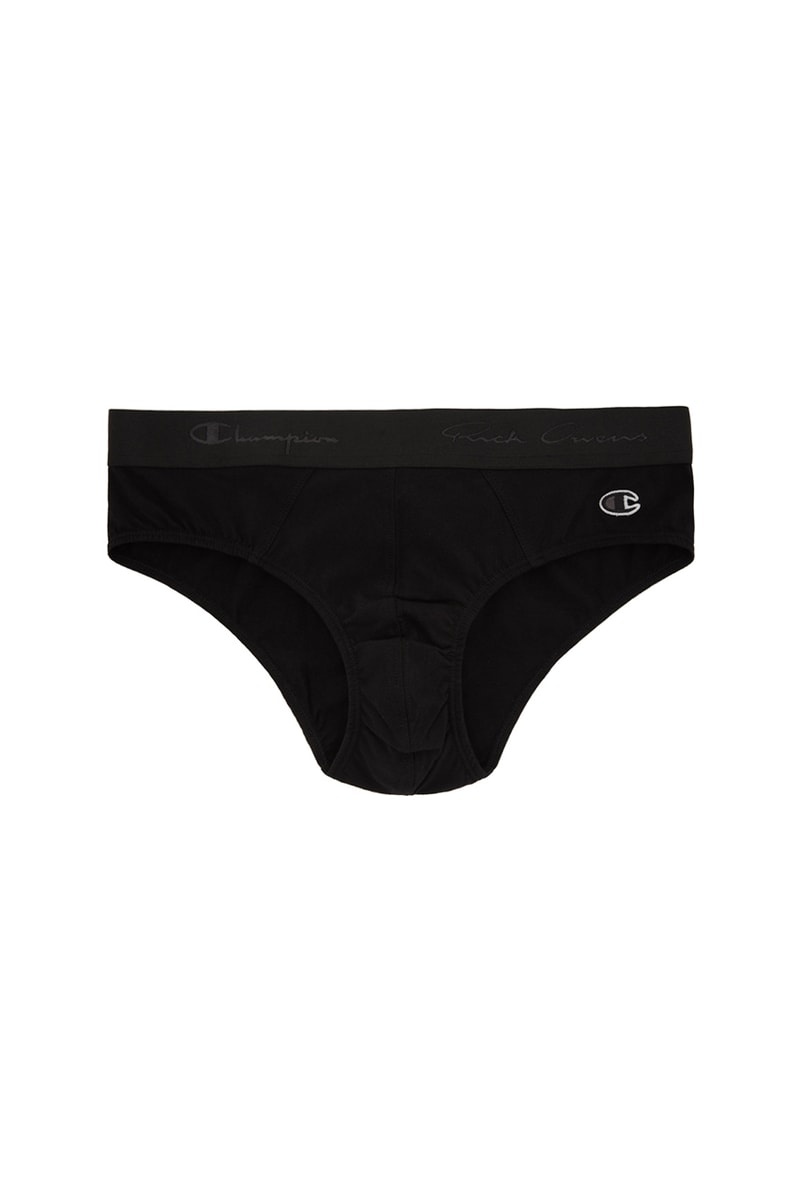 Rick Owens X Champion logo-waistband organic-cotton Briefs - Farfetch