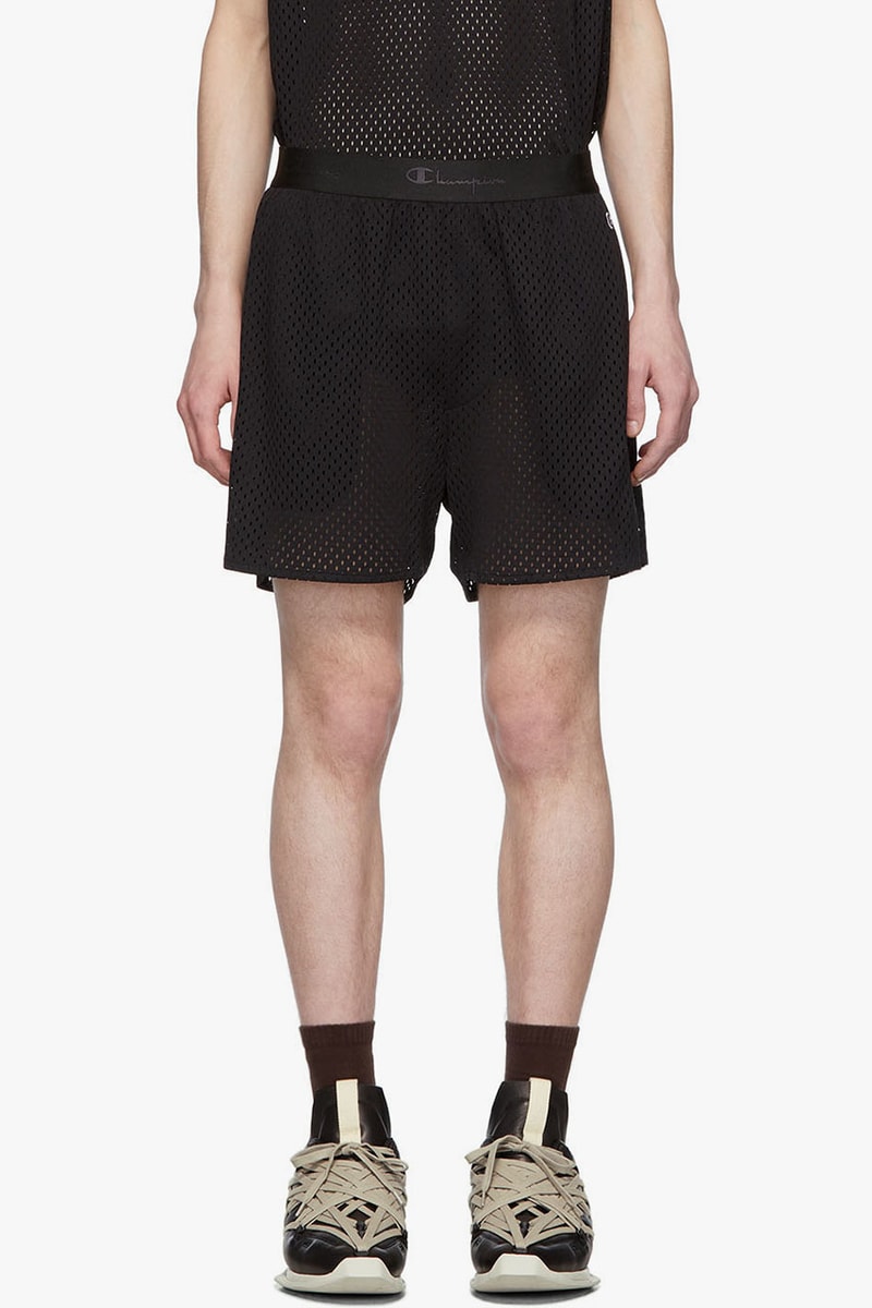 Rick Owens x Champion Men's Logo Briefs in Black