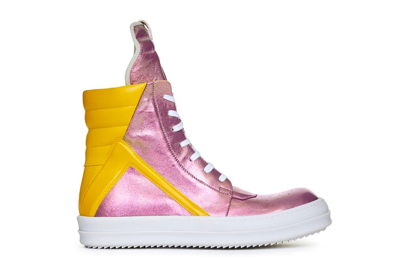 Rick Owens TECUATL Geobasket Irise Colorway sneaker shoes high-top spring/summer 2020