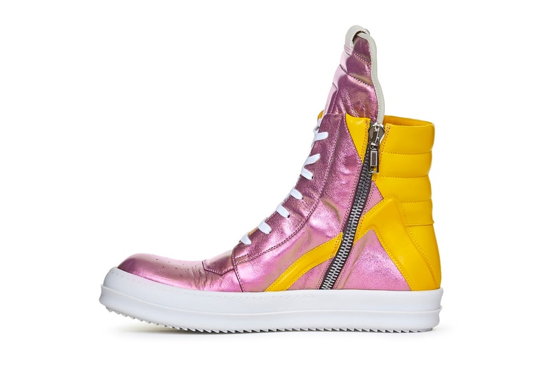 Rick Owens TECUATL Geobasket Irise Colorway sneaker shoes high-top spring/summer 2020 