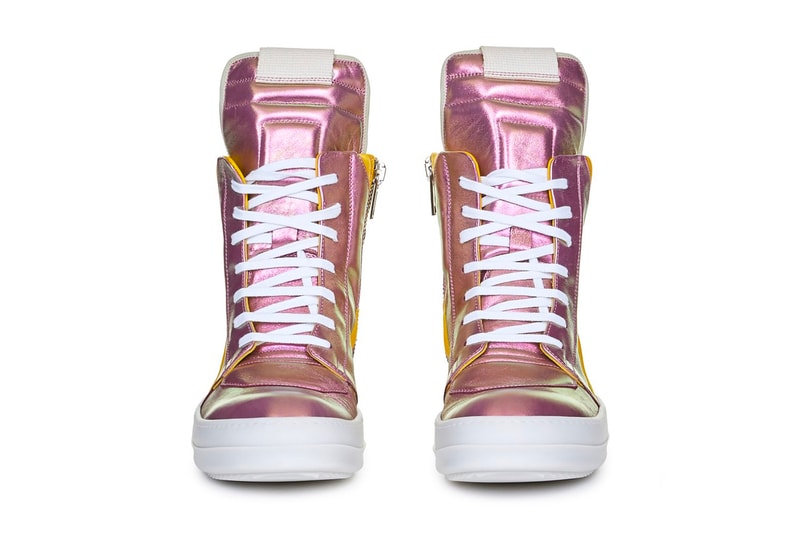 Rick Owens TECUATL Geobasket Irise Colorway sneaker shoes high-top spring/summer 2020 