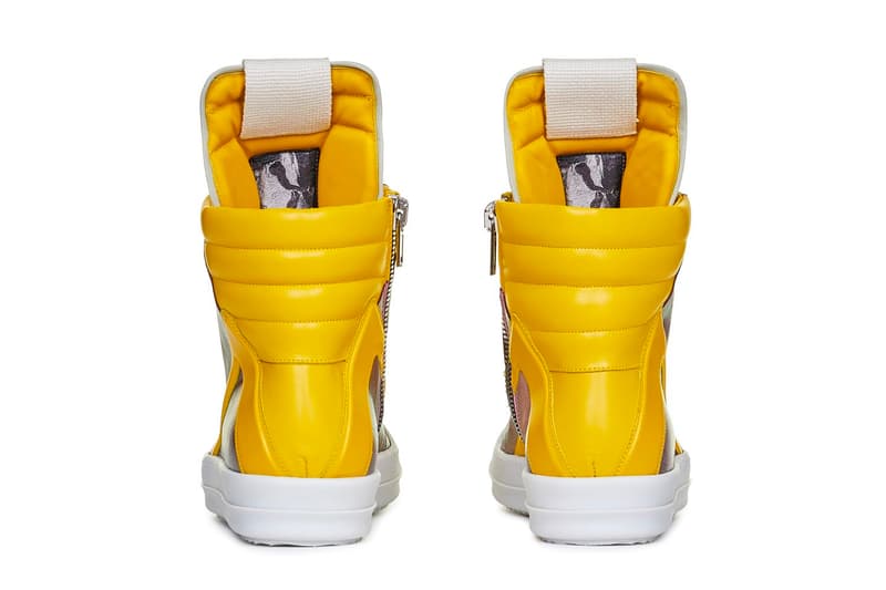 Rick Owens TECUATL Geobasket Irise Colorway sneaker shoes high-top spring/summer 2020
