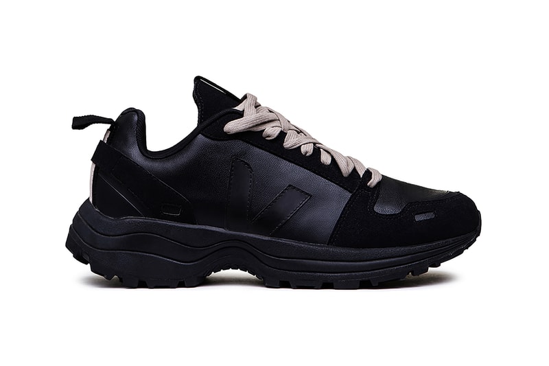 Rick Owens Veja Sustainable Footwear Styles wool knit runner hiking inspired silhouette sneakers recycled plastic amazon rubber fair trade brand collaboration runway