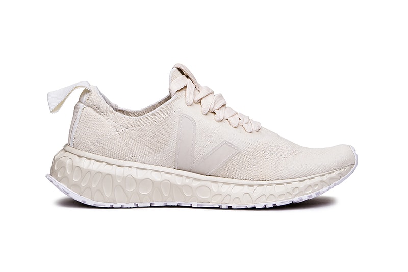 Rick Owens Veja Sustainable Footwear Styles wool knit runner hiking inspired silhouette sneakers recycled plastic amazon rubber fair trade brand collaboration runway