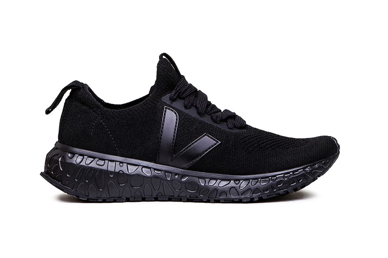 Rick Owens Veja Sustainable Footwear Styles wool knit runner hiking inspired silhouette sneakers recycled plastic amazon rubber fair trade brand collaboration runway