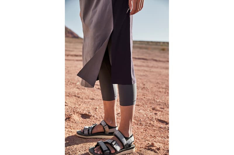 Robert Geller x lululemon "A Moment to Reflect" Collection lookbooks yoga camo outerwear jackets activewear