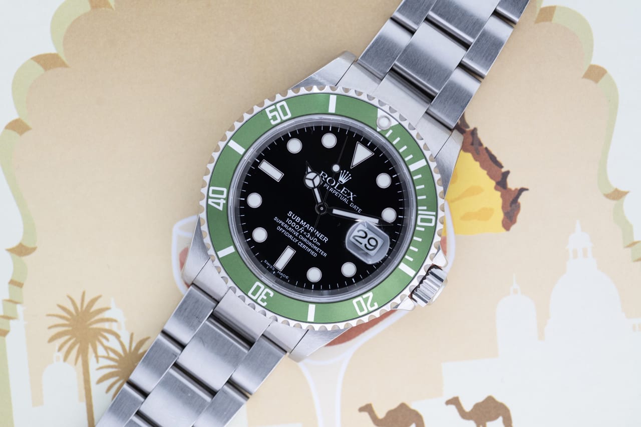 rolex sea dweller green dial