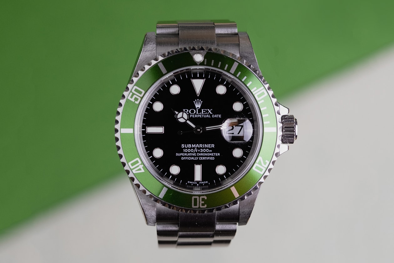 Modern Collectibles Discontinued Rolex watches 40mm Sea Dweller Ceramic reference 116600 Green KERMIT 50th Anniversary DISCONTINUED 16610LV GMT Master II Coke Stainless Steel 40mm reference 16710 pepsi