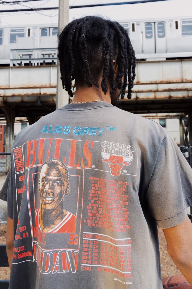 Ales Grey x RSVP Gallery Swarovski-Customized T-shirts tees vintage michael jordan chicago all star weekend bulls game 2020 february 14 valentines day