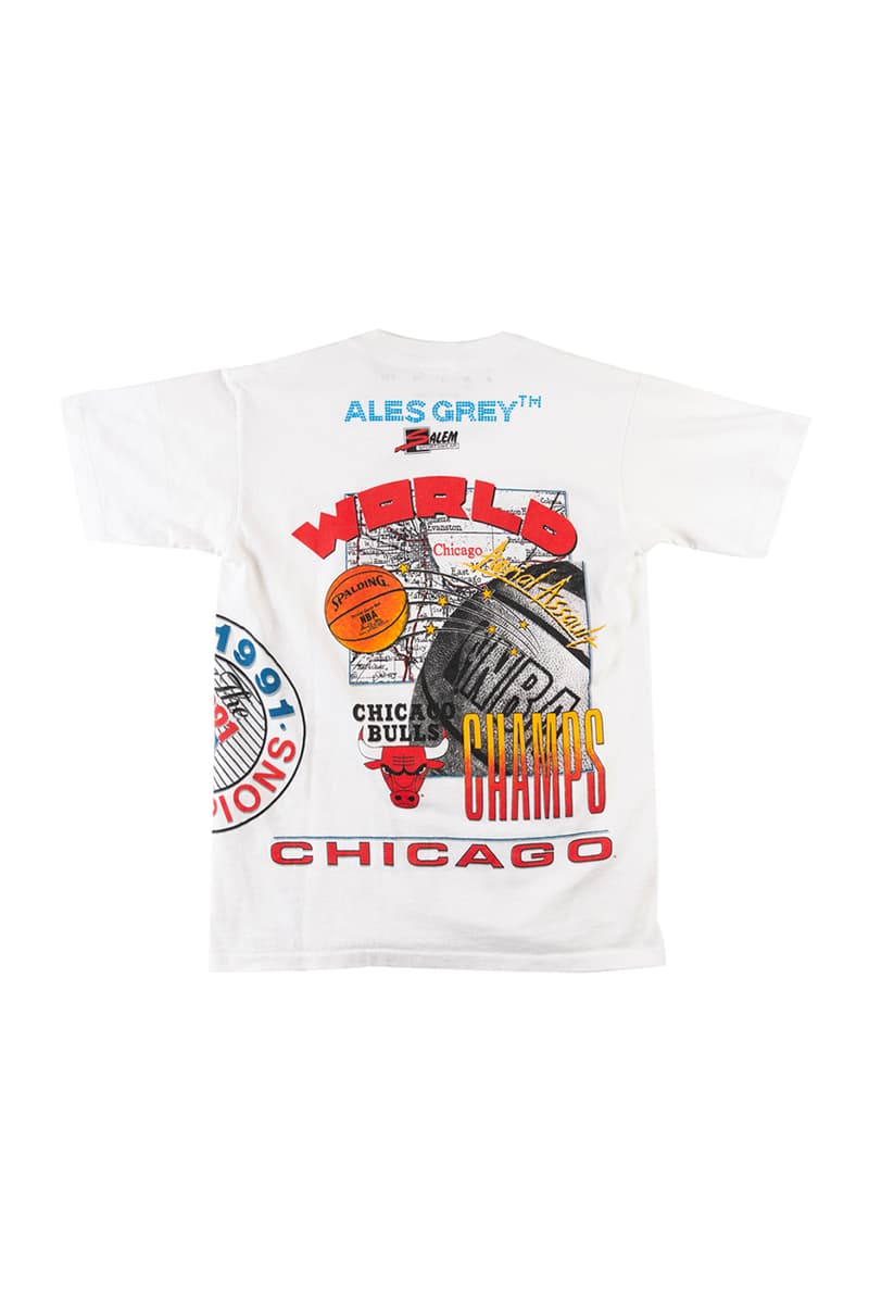 Ales Grey x RSVP Gallery Swarovski-Customized T-shirts tees vintage michael jordan chicago all star weekend bulls game 2020 february 14 valentines day