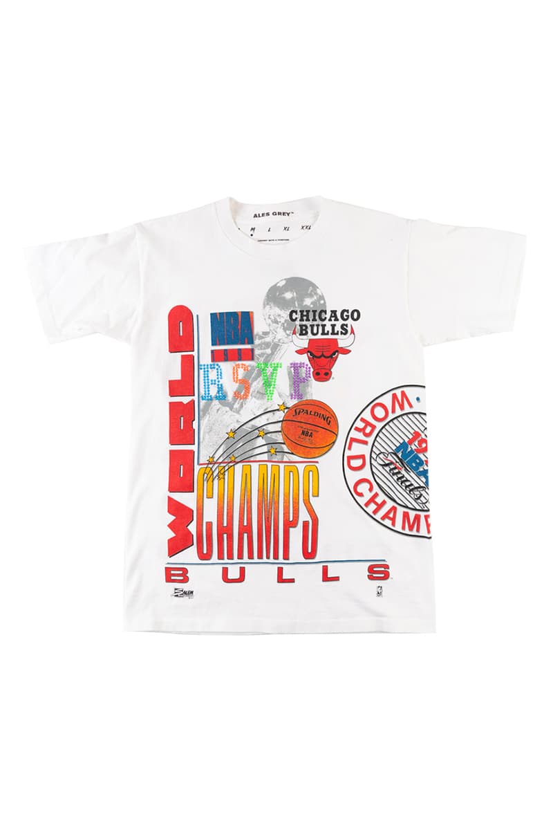 Ales Grey x RSVP Gallery Swarovski-Customized T-shirts tees vintage michael jordan chicago all star weekend bulls game 2020 february 14 valentines day