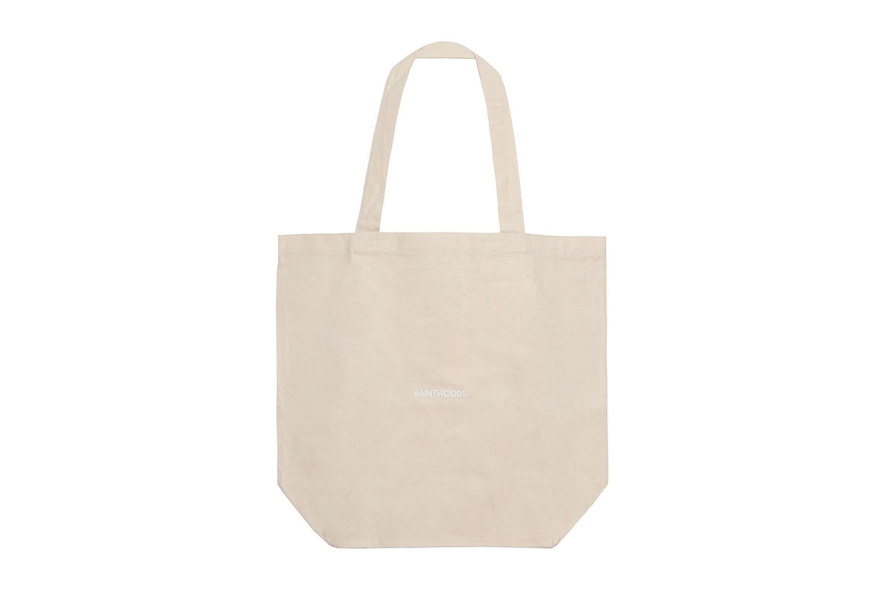 SAINTWOODS "SW Basics" Drop Essentials Core Collection Accessories Clothing Menswear Stationery Homeware Goods Items Hoodies T-Shirts Cups Mugs Keyrings Stickers Tote Bag Pen