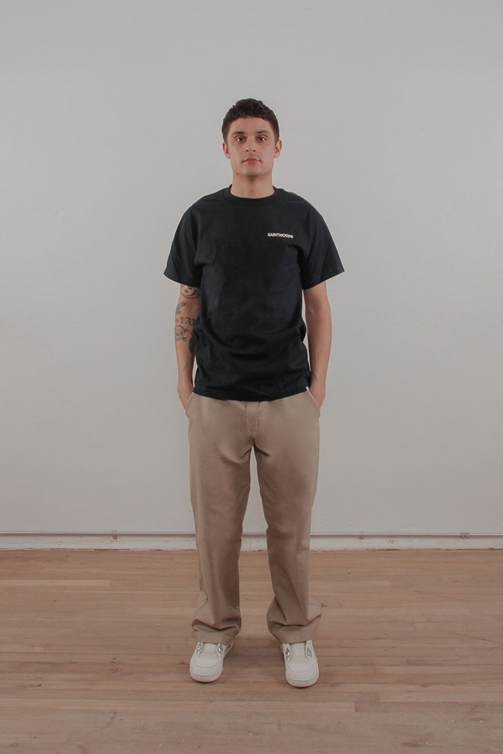 SAINTWOODS "SW Basics" Drop Essentials Core Collection Accessories Clothing Menswear Stationery Homeware Goods Items Hoodies T-Shirts Cups Mugs Keyrings Stickers Tote Bag Pen