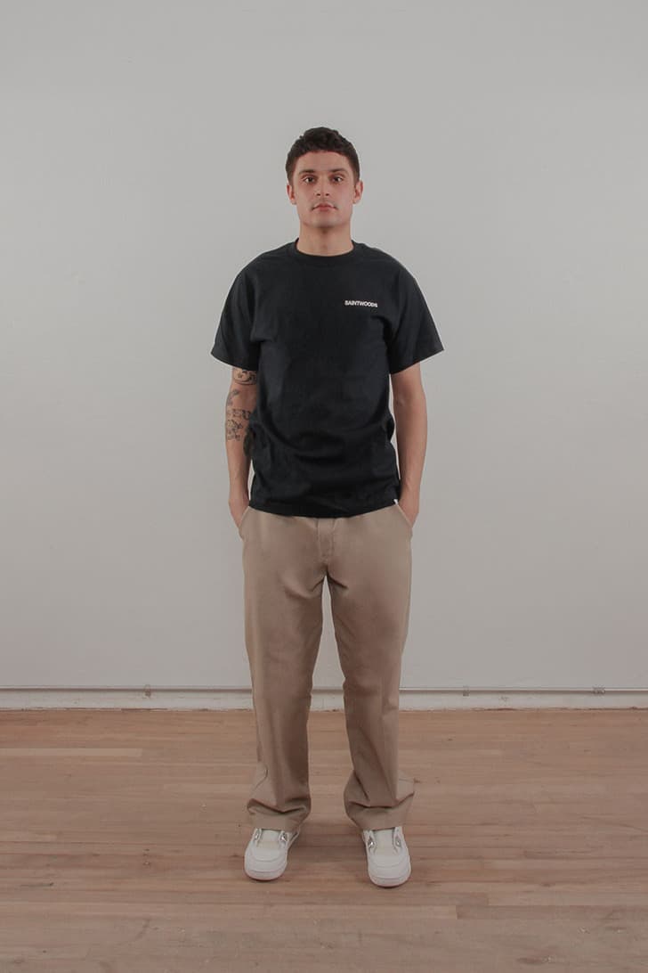SAINTWOODS "SW Basics" Drop Essentials Core Collection Accessories Clothing Menswear Stationery Homeware Goods Items Hoodies T-Shirts Cups Mugs Keyrings Stickers Tote Bag Pen