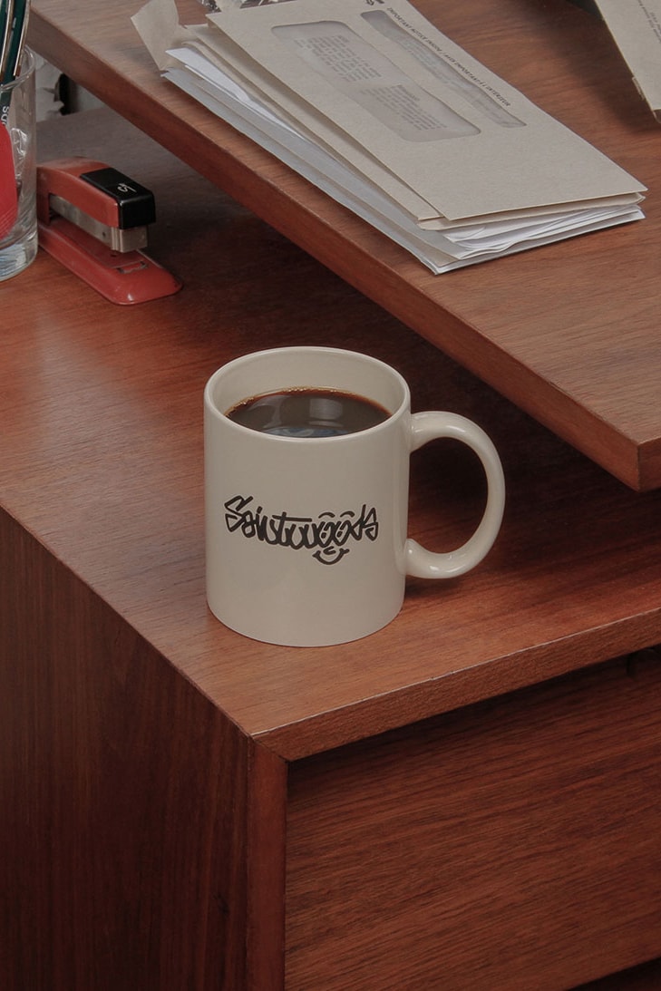 SAINTWOODS "SW Basics" Drop Essentials Core Collection Accessories Clothing Menswear Stationery Homeware Goods Items Hoodies T-Shirts Cups Mugs Keyrings Stickers Tote Bag Pen