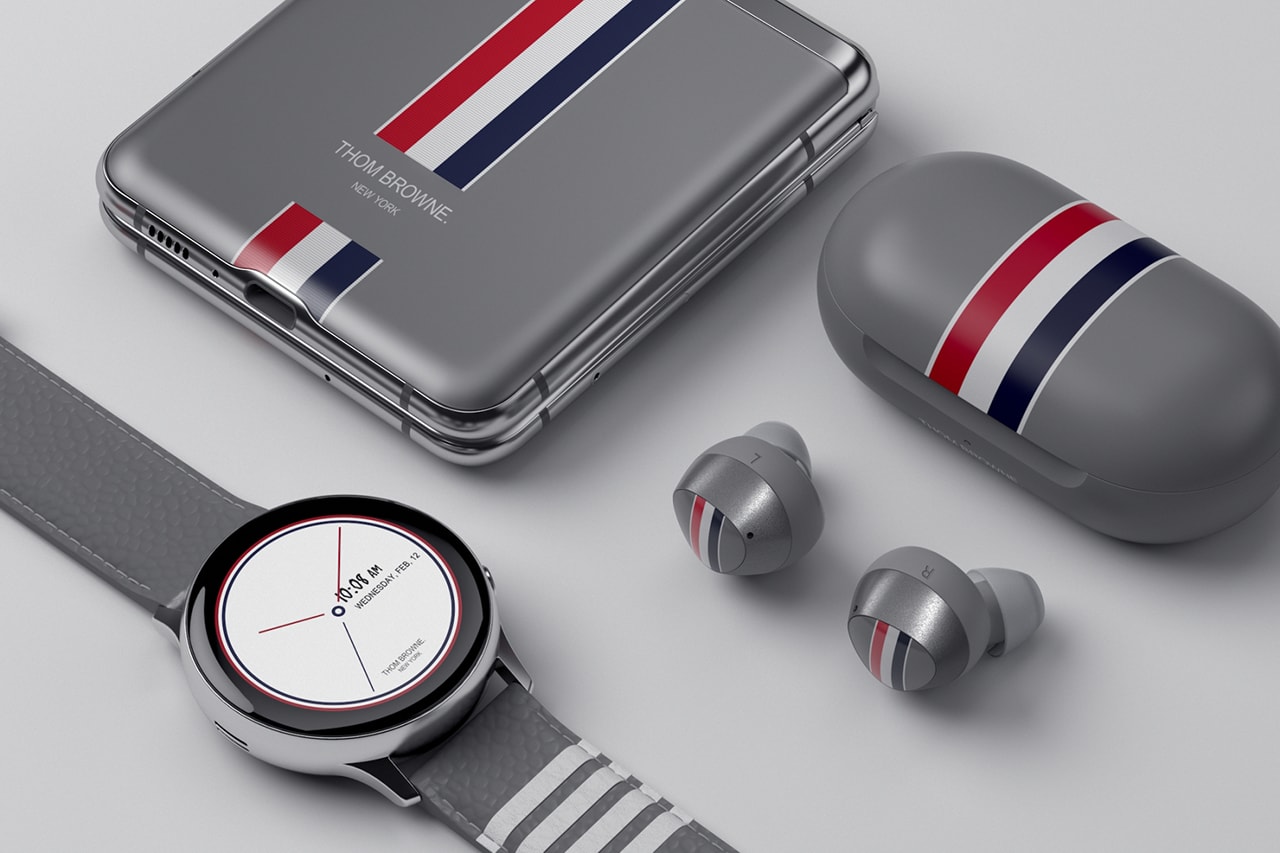 Samsung Thom Browne Galaxy Z Flip Phone Buds+ Watch Active2 unpacked event reveal release info date smartphone foldable phone fold
