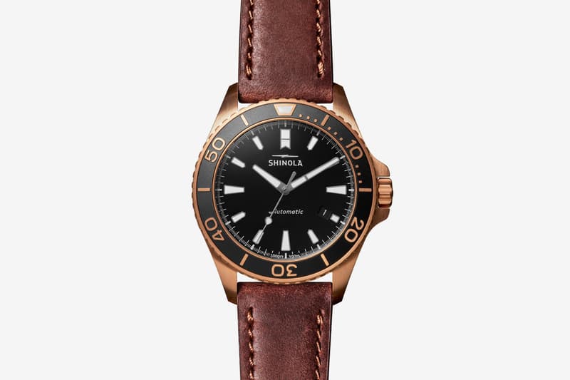 Shinola Bronze Monster Watch Info prohibition SW200-1 automatic movement mechanical automatic watch Detroit 