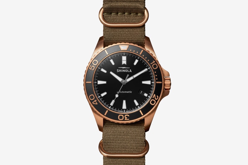 Shinola Bronze Monster Watch Info prohibition SW200-1 automatic movement mechanical automatic watch Detroit 
