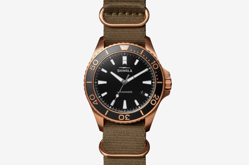 Shinola Bronze Monster Watch Info prohibition SW200-1 automatic movement mechanical automatic watch Detroit