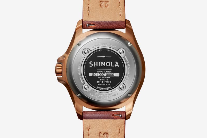 Shinola Bronze Monster Watch Info prohibition SW200-1 automatic movement mechanical automatic watch Detroit 