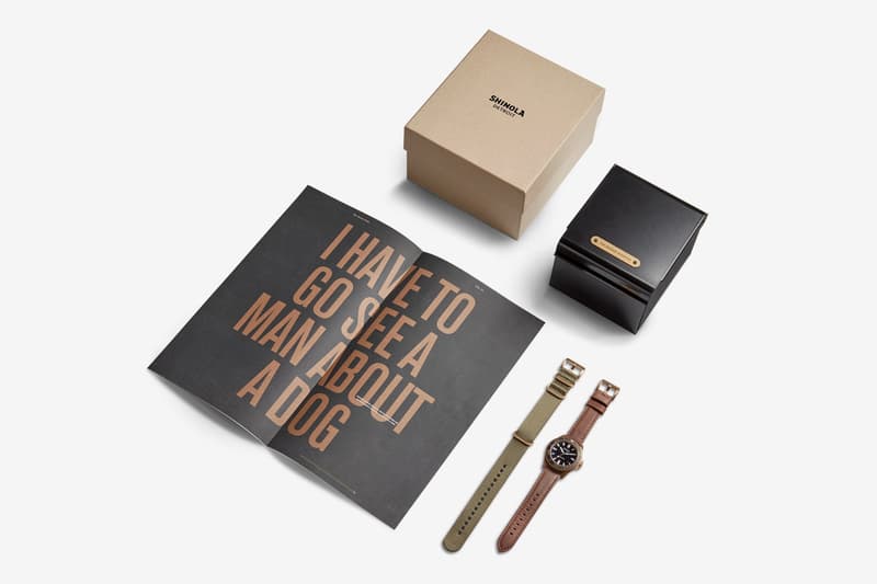 Shinola Bronze Monster Watch Info prohibition SW200-1 automatic movement mechanical automatic watch Detroit