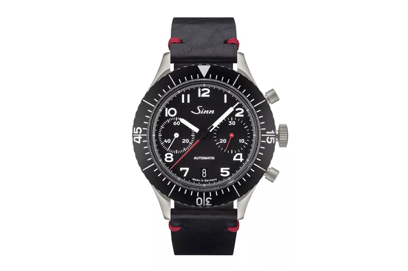 sinn german watches timepiece chronograph 158 155 bw military aviation accessories