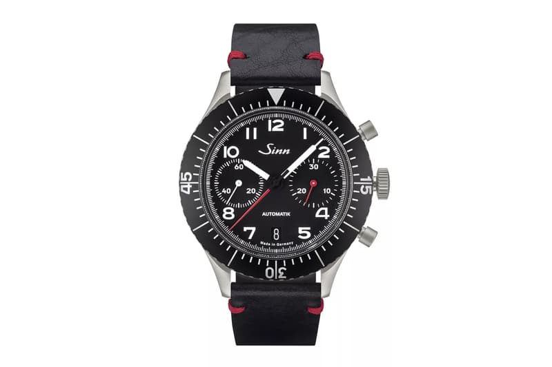 sinn german watches timepiece chronograph 158 155 bw military aviation accessories