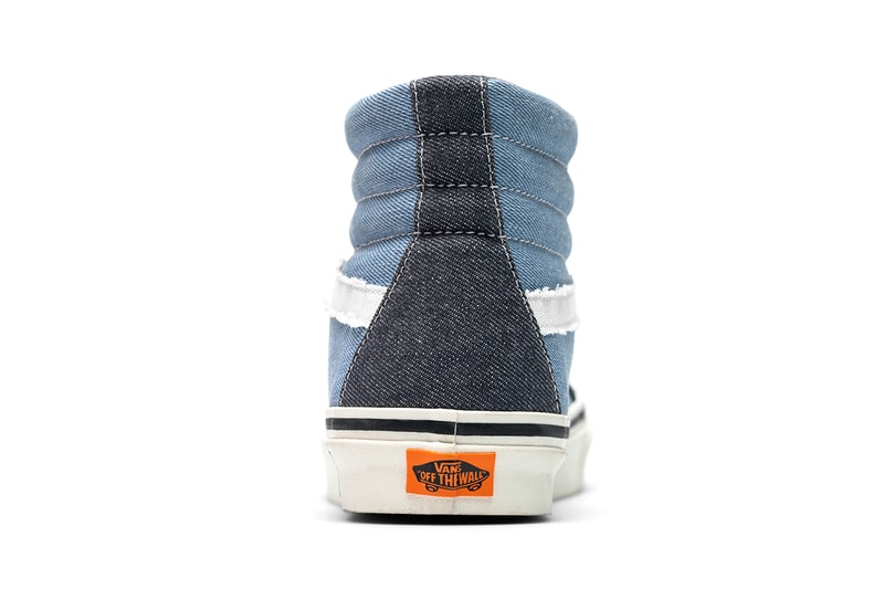 vans size history of punk release information buy cop purchase leather denim stripe distressing 20th anniversary