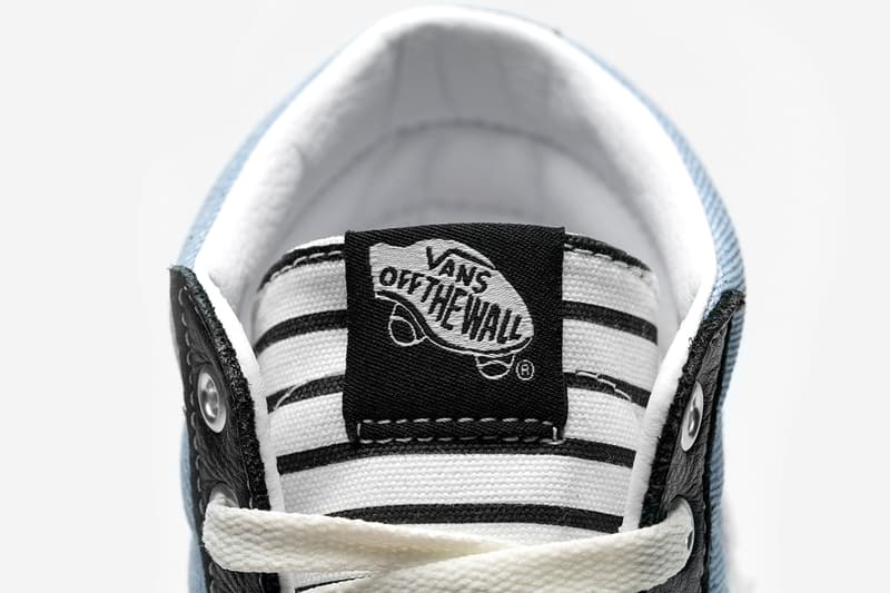 vans size history of punk release information buy cop purchase leather denim stripe distressing 20th anniversary