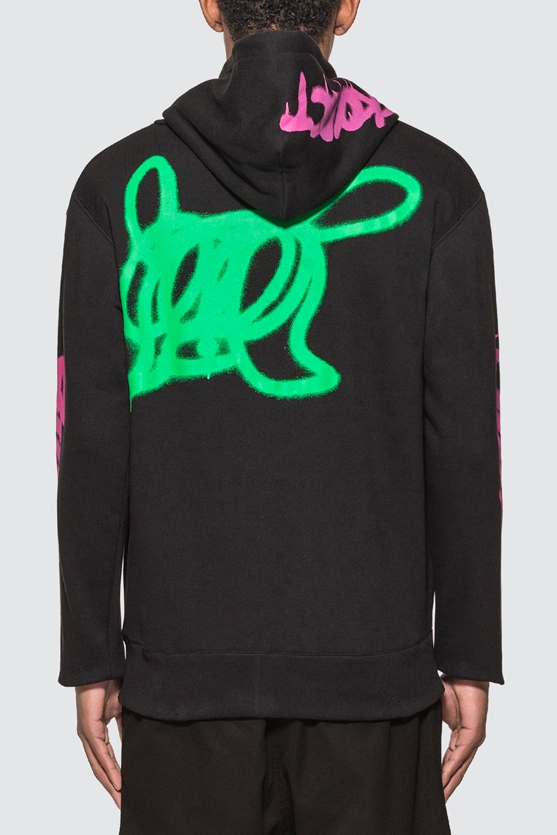 SKOLOCT Art Gang Money Spray Hoodie fall winter 2020 collection hbx japanese artist apparel silver necklace playboy banksy banksoo graphics exclusives streetwear menswear