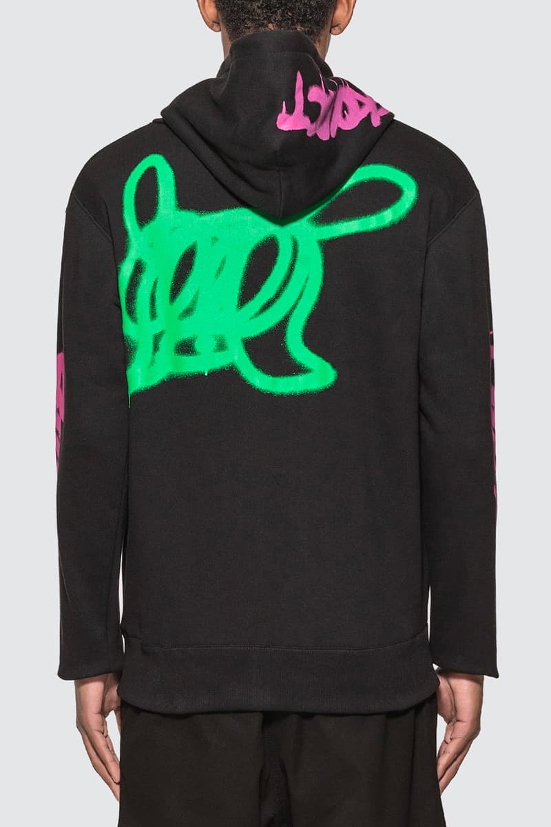 SKOLOCT Art Gang Money Spray Hoodie fall winter 2020 collection hbx japanese artist apparel silver necklace playboy banksy banksoo graphics exclusives streetwear menswear