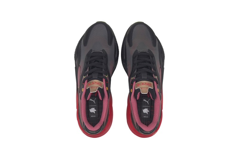 Sonic x PUMA RS-X³ Doctor Eggman Inspired Sneaker Release Information Closer Look Drop Date Footwear Sonic The Hedgehog High Risk Red Black Fade Gold Rings Gaming '90s Y2k Collaboration