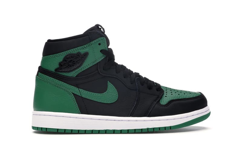 jordan 1 green black and white