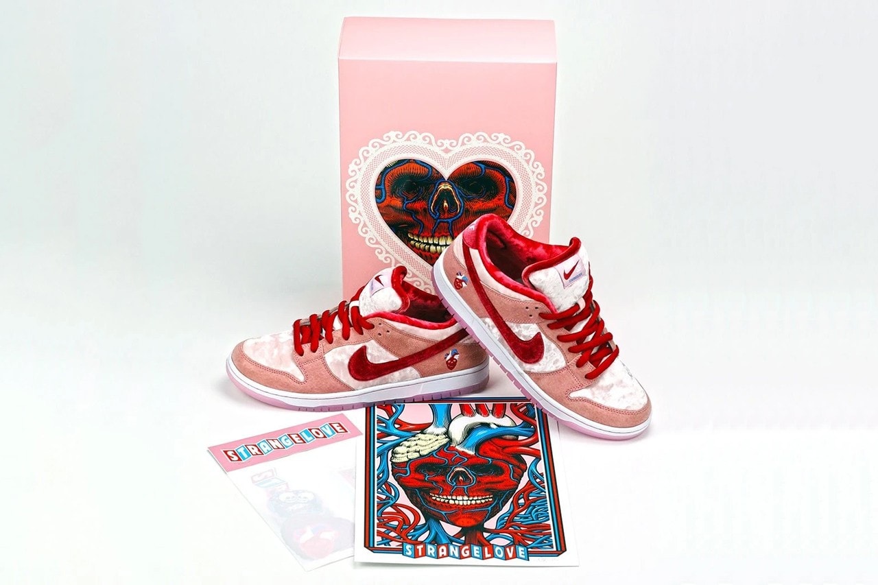 StrangeLove Skateboards Deluxe Packaging Nike SB Collab Release Bots Cancelled Dunk Low Release info