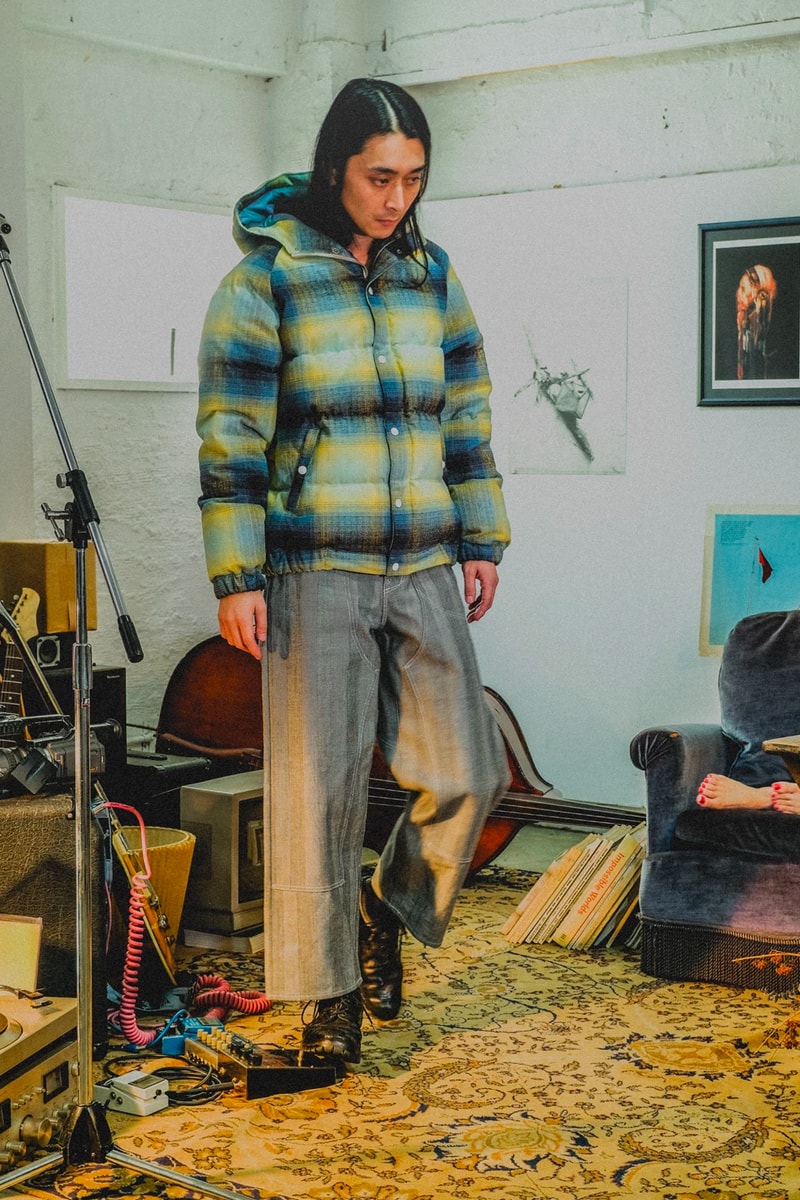 Sugarhill Fall Winter 2020 collection lookbook japanese designer coats jackets motorcycle biker plaid streetwear Rikuya Hayashi menswear duffle trench mohair knitwear sweater