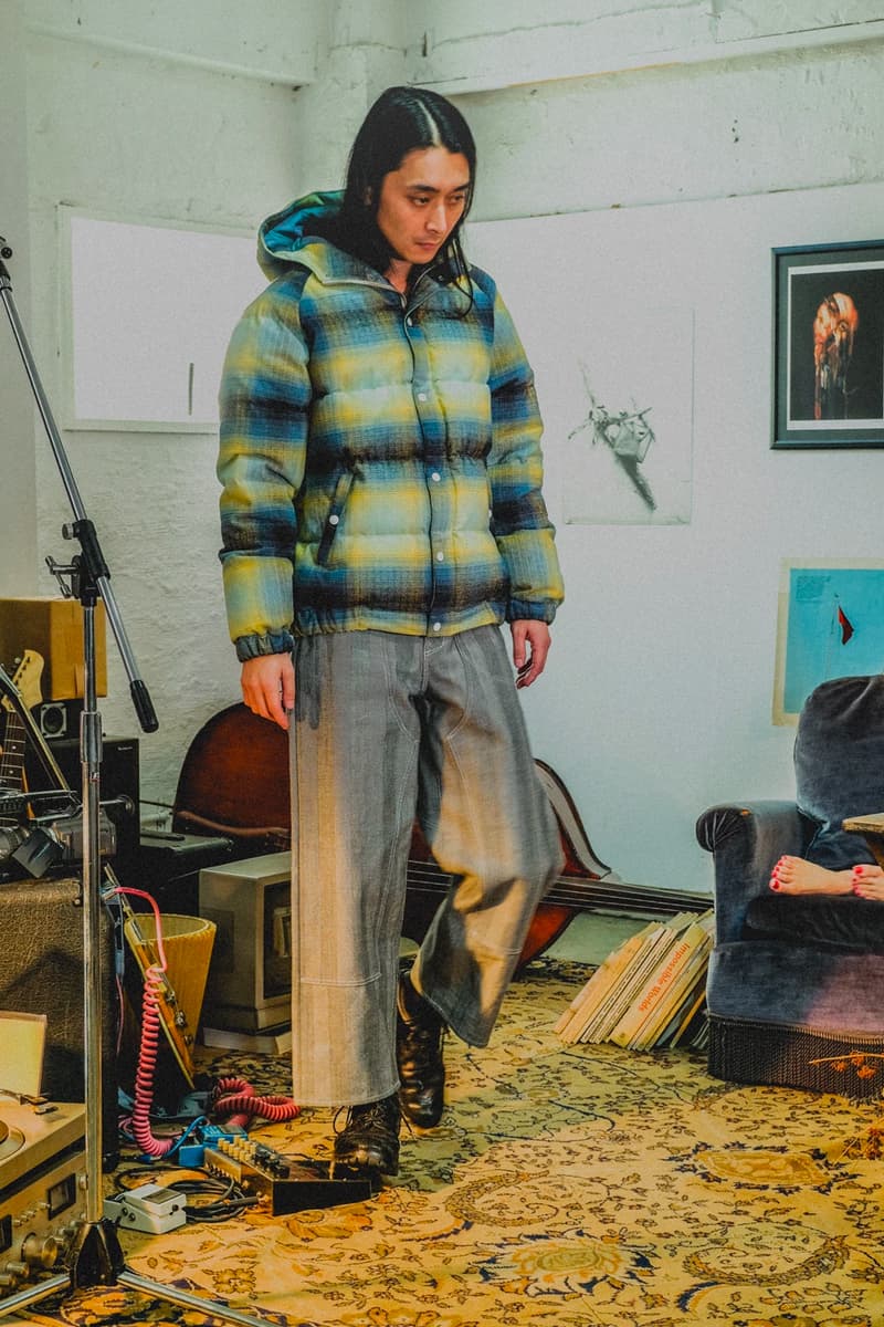 Sugarhill Fall Winter 2020 collection lookbook japanese designer coats jackets motorcycle biker plaid streetwear Rikuya Hayashi menswear duffle trench mohair knitwear sweater