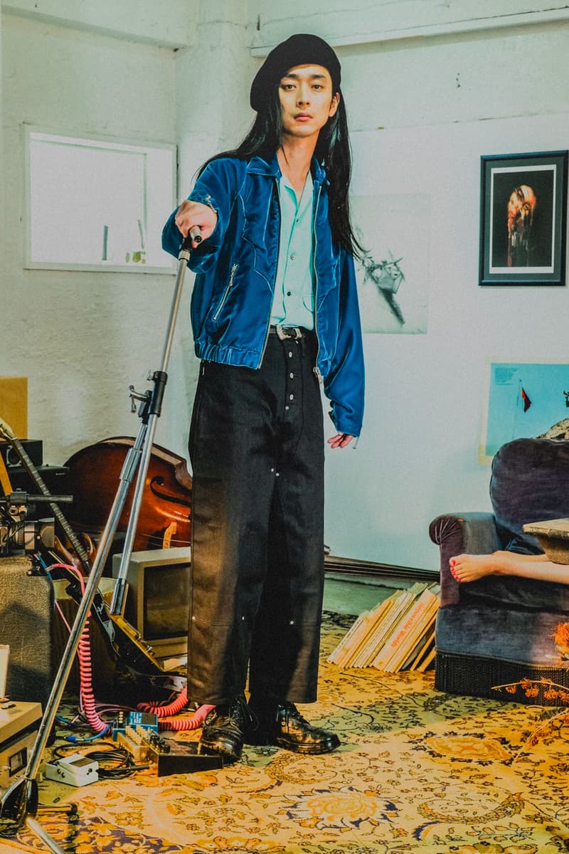 Sugarhill Fall Winter 2020 collection lookbook japanese designer coats jackets motorcycle biker plaid streetwear Rikuya Hayashi menswear duffle trench mohair knitwear sweater