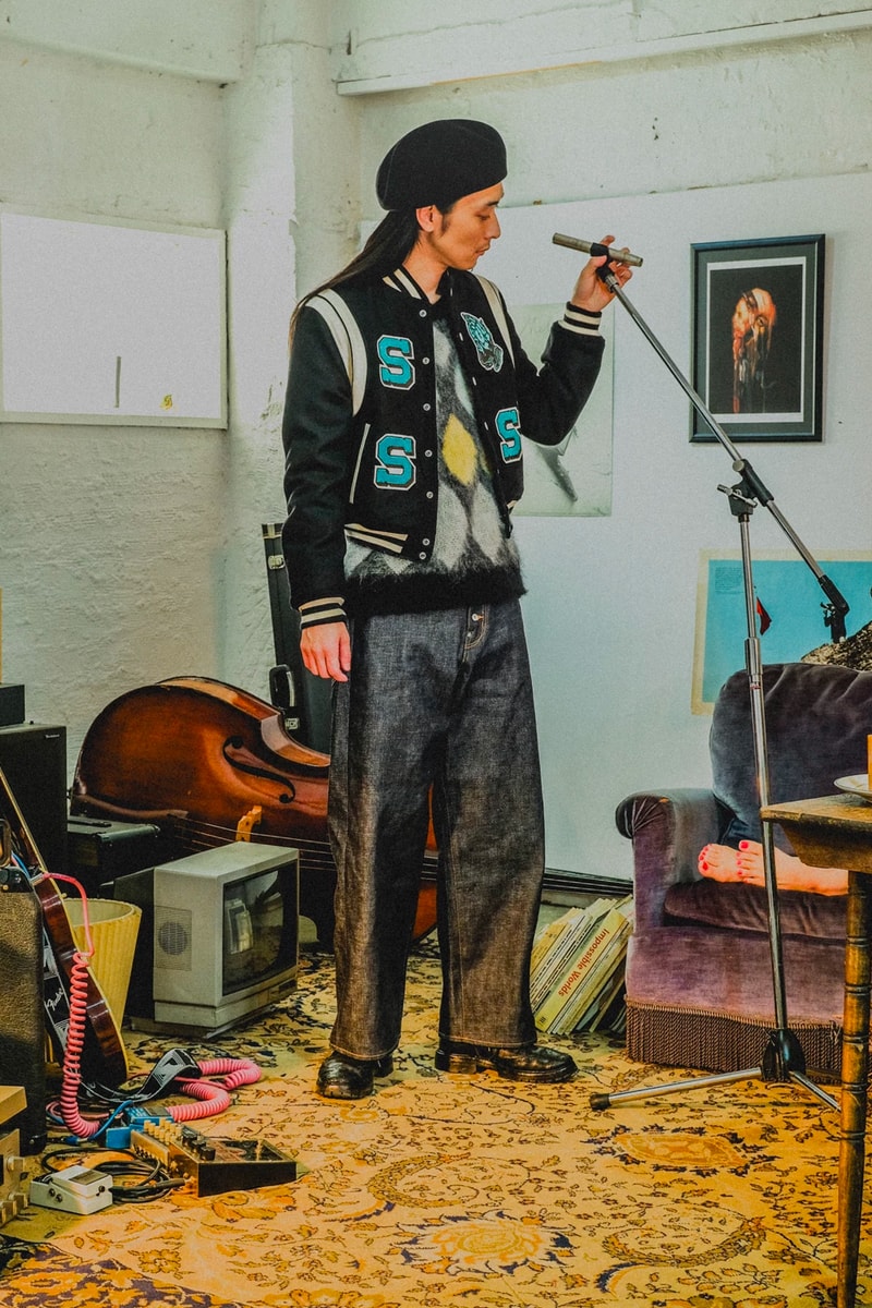 Sugarhill Fall Winter 2020 collection lookbook japanese designer coats jackets motorcycle biker plaid streetwear Rikuya Hayashi menswear duffle trench mohair knitwear sweater